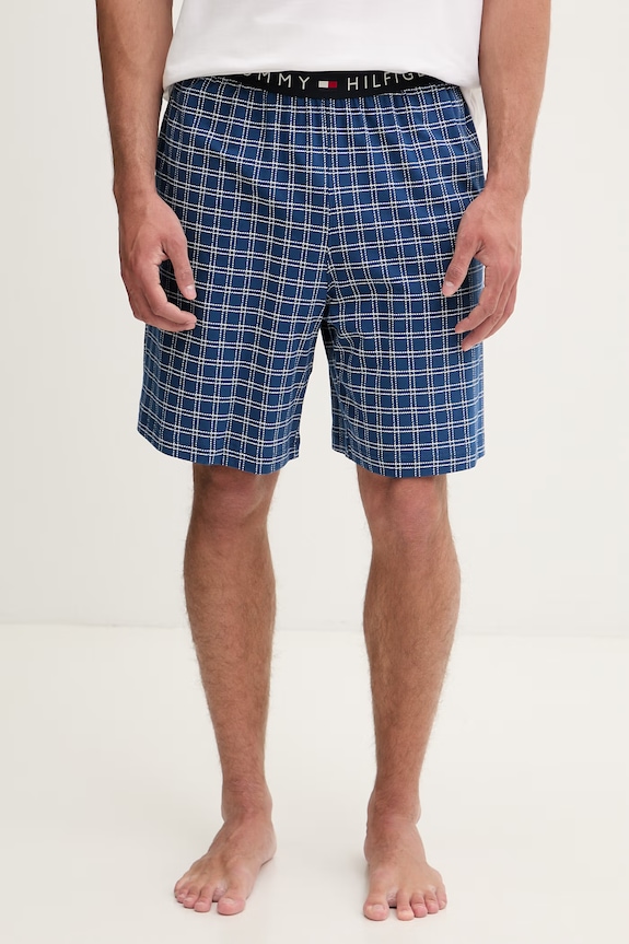 Odzież Tommy Hilfiger piżama dwuczęściowa męska bawełniana z elastanem UM0UM03834 biały