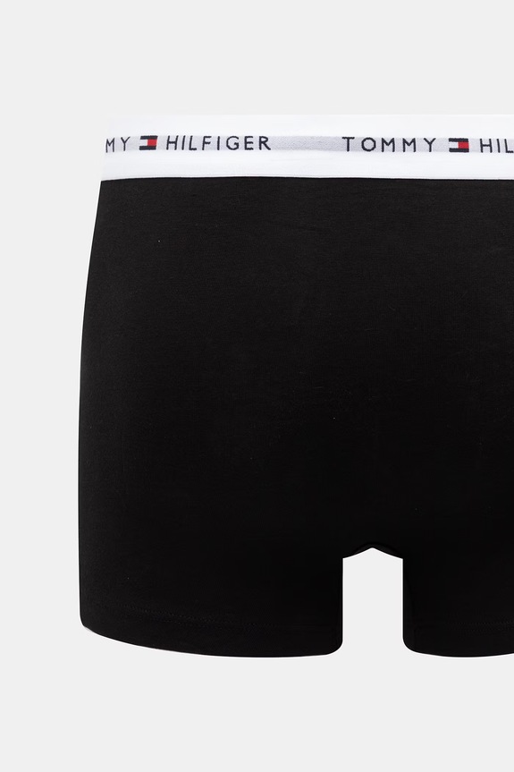 Oblečenie Tommy Hilfiger boxerky pánske bavlnené s elastanom 3-pak UM0UM03752 čierna