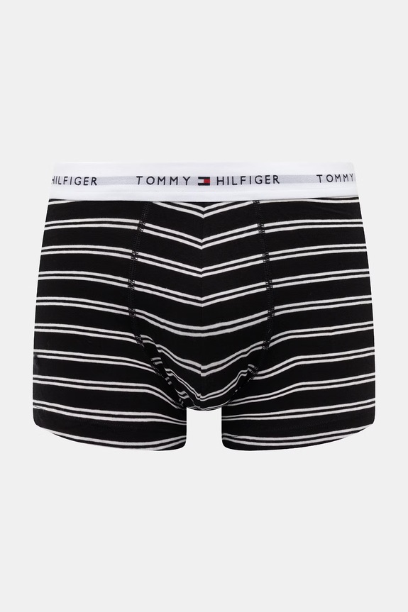 Tommy Hilfiger Boxeri bărbați din bumbac cu elastan pachet de 3 UM0UM03753 negru SS26