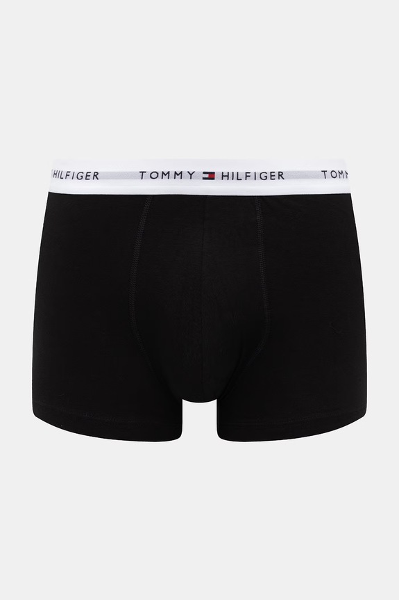 Îmbrăcăminte Tommy Hilfiger Boxeri bărbați din bumbac cu elastan pachet de 3 UM0UM03753 negru