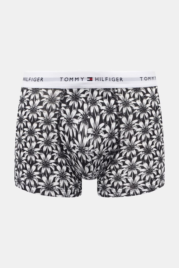 Tommy Hilfiger Boxeri bărbați din bumbac cu elastan pachet de 3 negru UM0UM03753