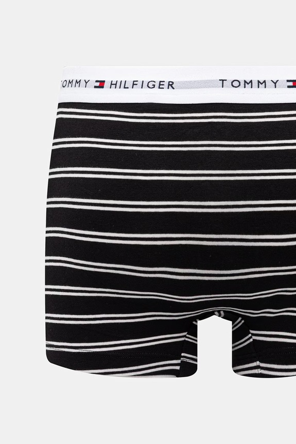 Tommy Hilfiger Boxeri bărbați din bumbac cu elastan pachet de 3 UM0UM03753 negru