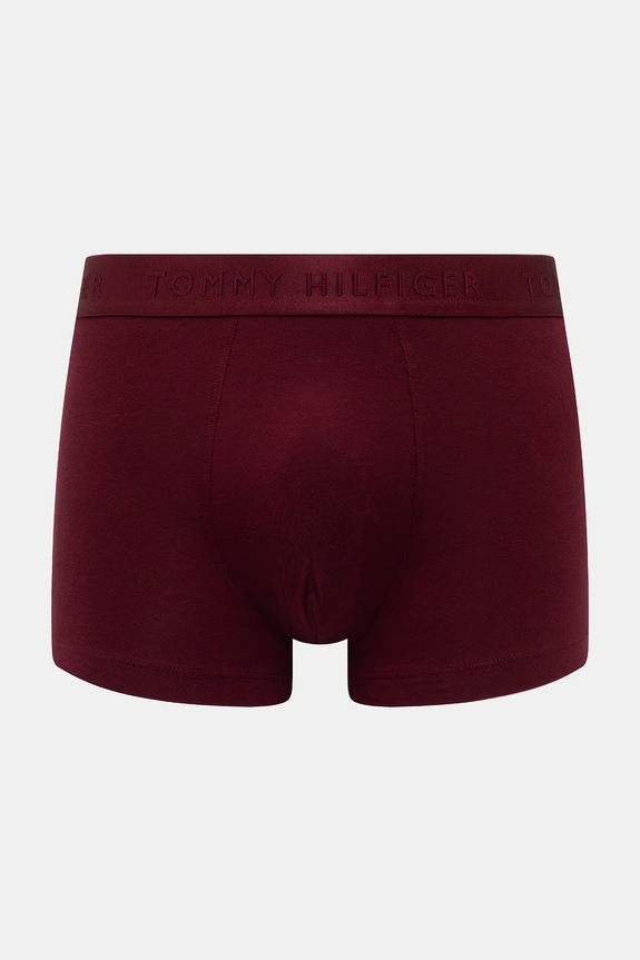 Tommy Hilfiger boxerky pánske 3-pak UM0UM03755 burgundské SS26