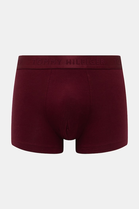 Tommy Hilfiger boxerky pánske 3-pak UM0UM03755 burgundské SS26