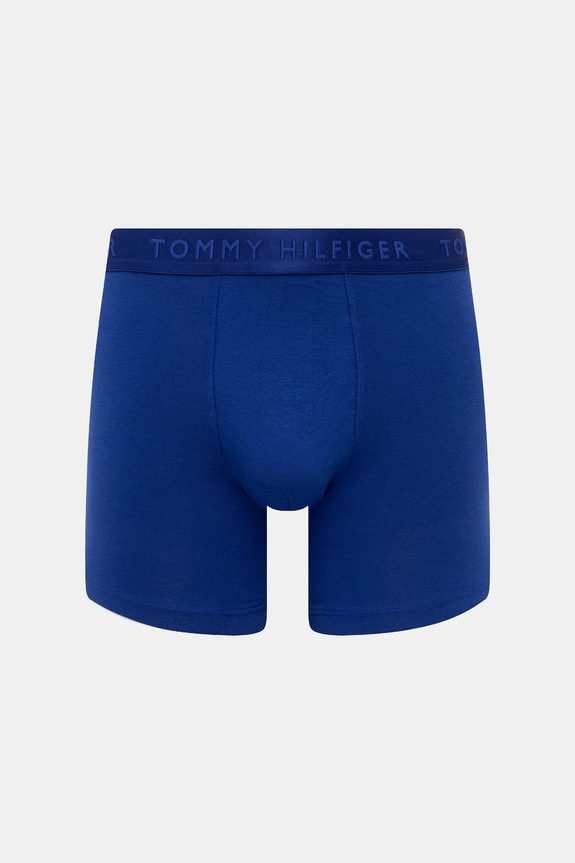 Îmbrăcăminte Tommy Hilfiger boxeri bărbați pachet de 3 UM0UM03756 albastru