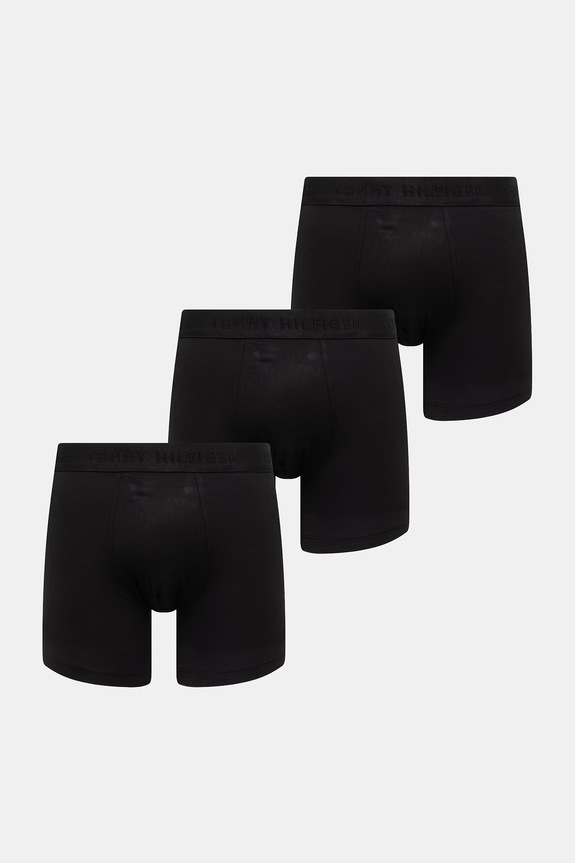 Tommy Hilfiger pánske boxerky 3-pak čierna UM0UM03756