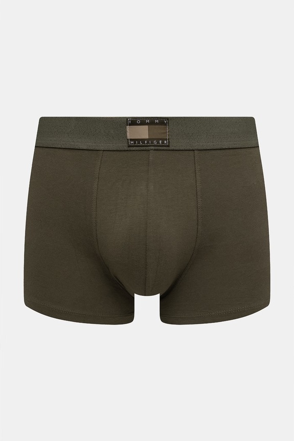 Îmbrăcăminte Tommy Hilfiger boxeri mulați pentru bărbați pachet de 3 UM0UM03760 verde