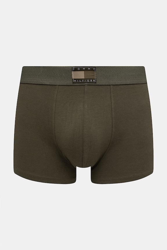 Îmbrăcăminte Tommy Hilfiger boxeri mulați pentru bărbați pachet de 3 UM0UM03760 verde
