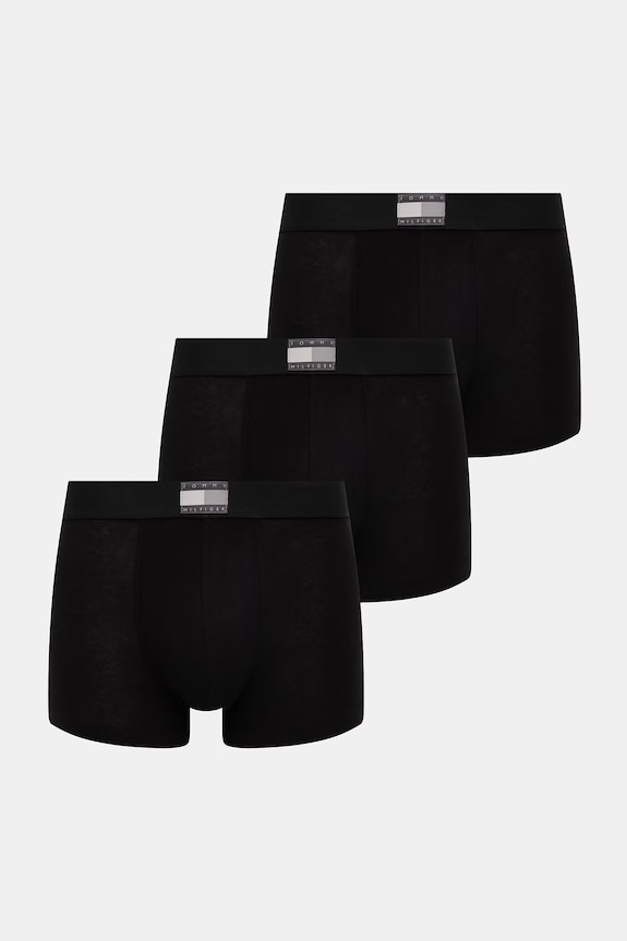 Tommy Hilfiger priliehavé boxerky 3-pak čierna UM0UM03760