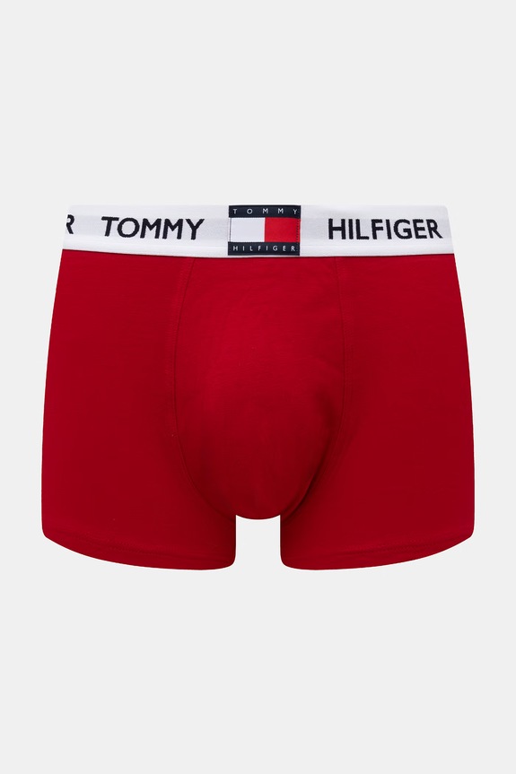 Ruházat Tommy Hilfiger férfi boxeralsó pamut elasztánnal 3-as csomag UM0UM03835 piros