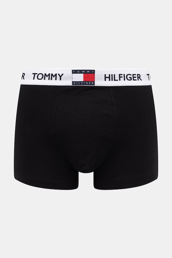 Tommy Hilfiger boxerky pánske bavlnené s elastanom 3-pak UM0UM03835 čierna SS26