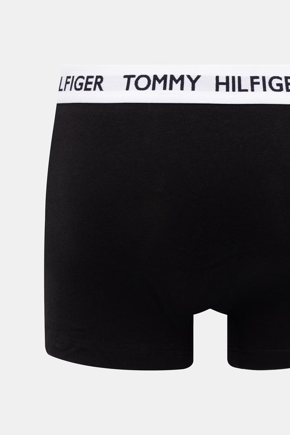 Oblečenie Tommy Hilfiger boxerky pánske bavlnené s elastanom 3-pak UM0UM03835 čierna