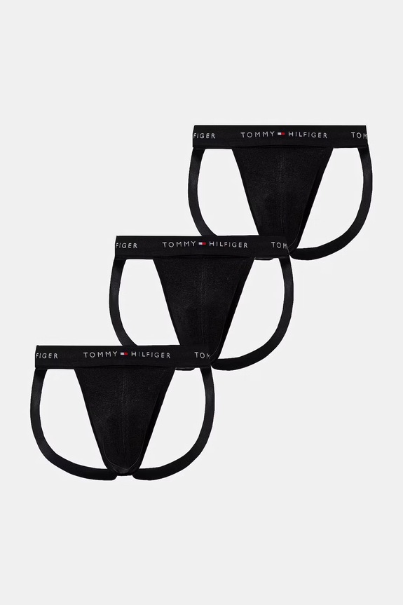 Tommy Hilfiger ágyékvédő 3-as csomag fekete UM0UM03872