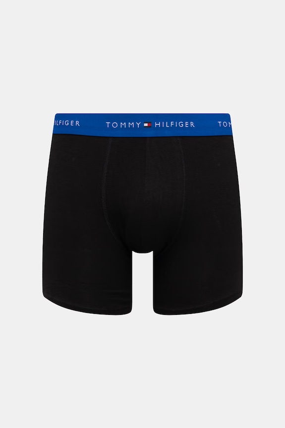 Ρούχα Ανδρικά βαμβακερά μποξεράκια Tommy Hilfiger με ελαστάνη 3-pack UM0UM03874 μαύρο