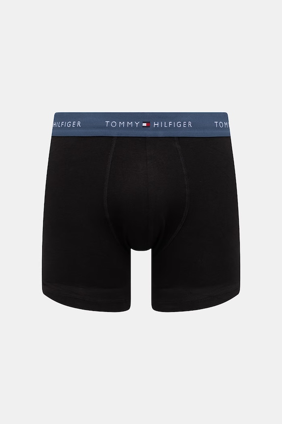Tommy Hilfiger bokserki męskie bawełniane z elastanem 3-pack UM0UM03874 czarny SS26