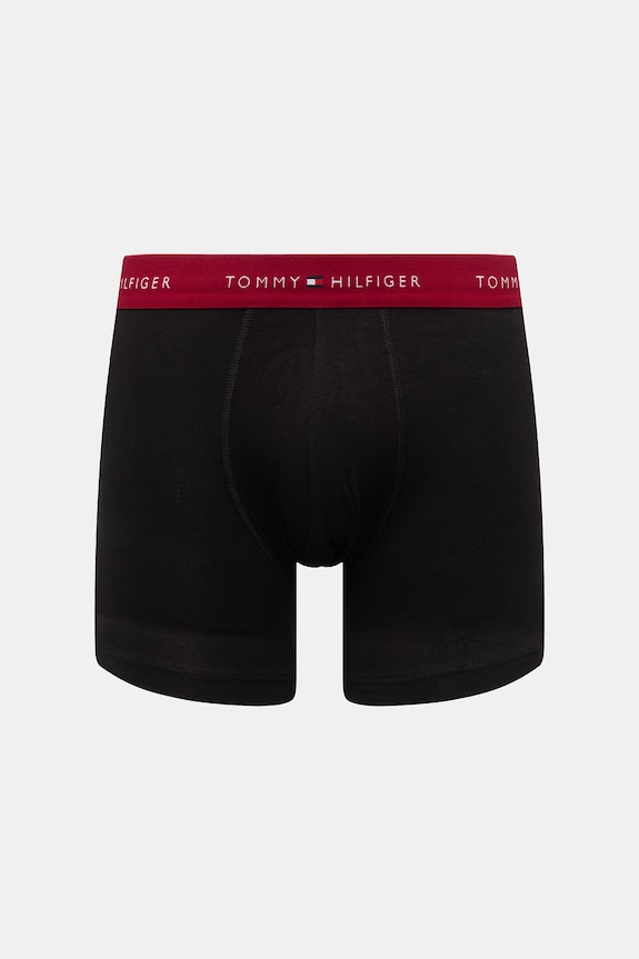 Tommy Hilfiger bokserki męskie bawełniane z elastanem 3-pack czarny UM0UM03874