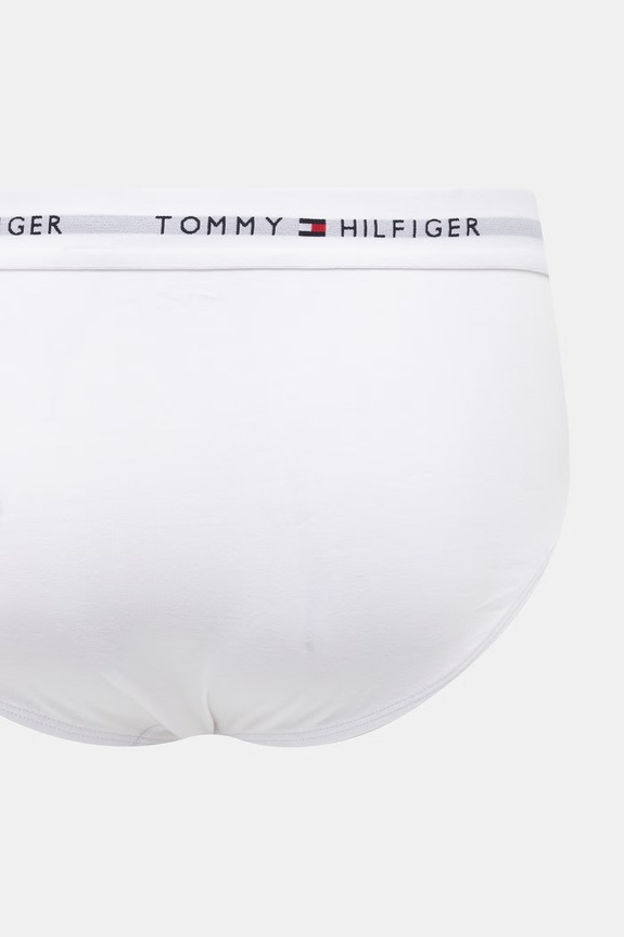 Tommy Hilfiger slipy pánske bavlnené s elastanom 3-pak UM0UM03875 červená