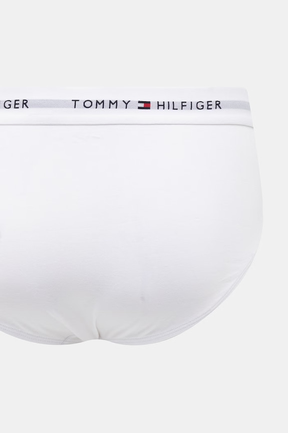 Tommy Hilfiger slipy pánske bavlnené s elastanom 3-pak UM0UM03875 červená