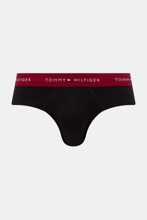 Oblečenie Tommy Hilfiger slipy pánske bavlnené s elastanom 3-pak UM0UM03876 čierna