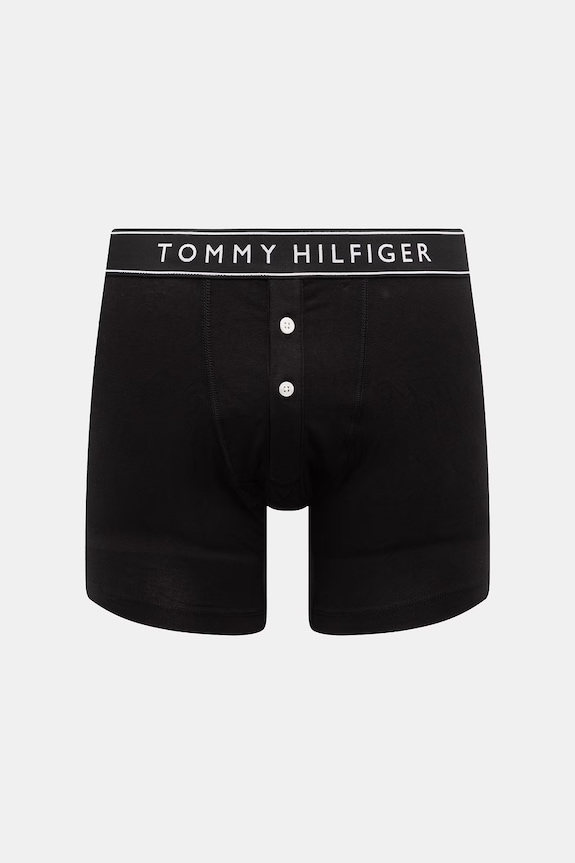 Tommy Hilfiger boxerky pánske bavlnené s elastanom 2-pak UM0UM03879 čierna SS26