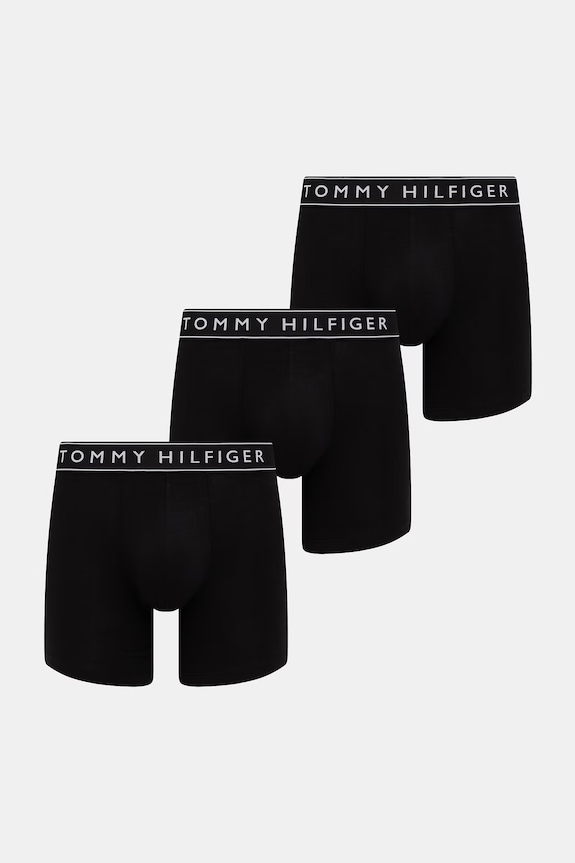 Tommy Hilfiger boxerky pánske 3-pak čierna UM0UM03880