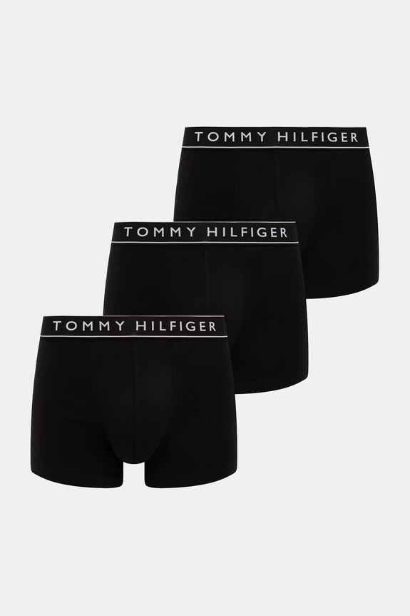 Tommy Hilfiger priliehavé boxerky pánske 3-pak čierna UM0UM03882