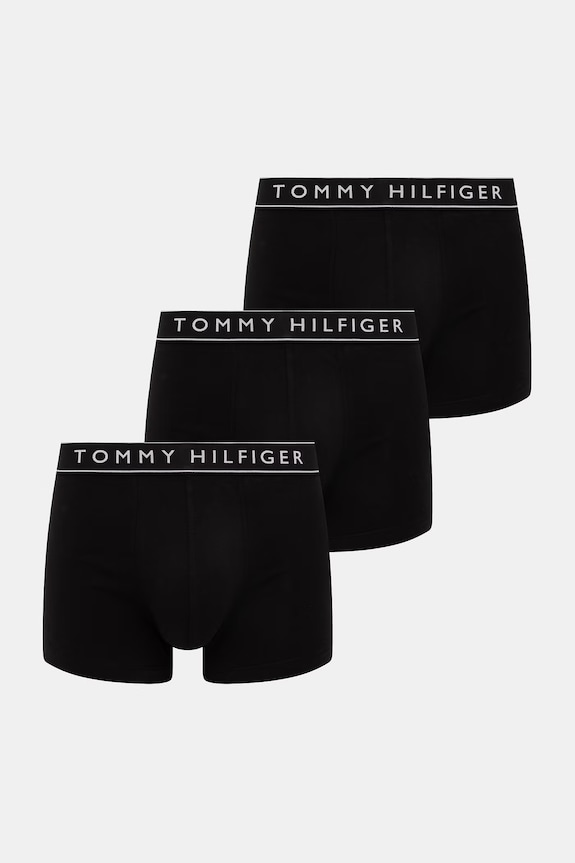Tommy Hilfiger priliehavé boxerky pánske 3-pak čierna UM0UM03882