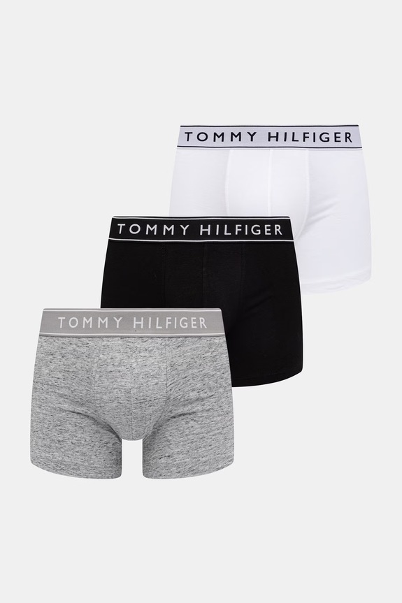 Tommy Hilfiger priliehavé boxerky pánske 3-pak čierna UM0UM03882
