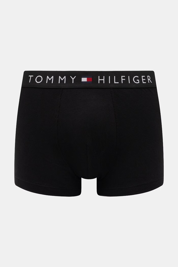 Tommy Hilfiger boxerky pánske bavlnené s elastanom 3-pack UM0UM03884 čierna SS26