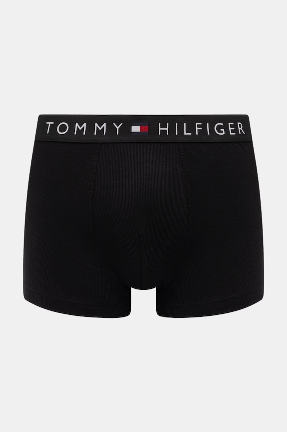 Tommy Hilfiger boxerky pánske bavlnené s elastanom 3-pack UM0UM03884 čierna SS26