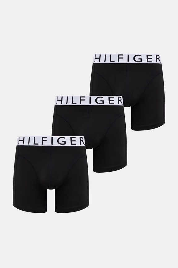 Tommy Hilfiger εφαρμοστά μποξεράκια Ανδρικά 3-pack μαύρο UM0UM03888