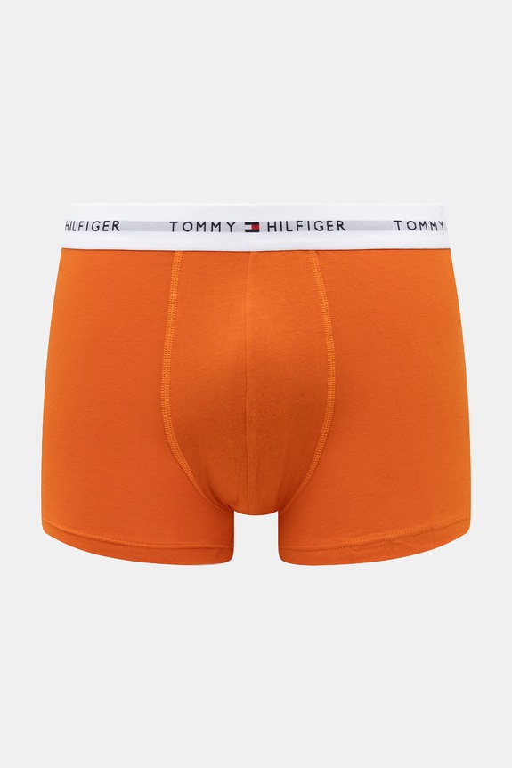 Tommy Hilfiger Boxeri bărbați din bumbac cu elastan pachet de 3 portocaliu UM0UM03889