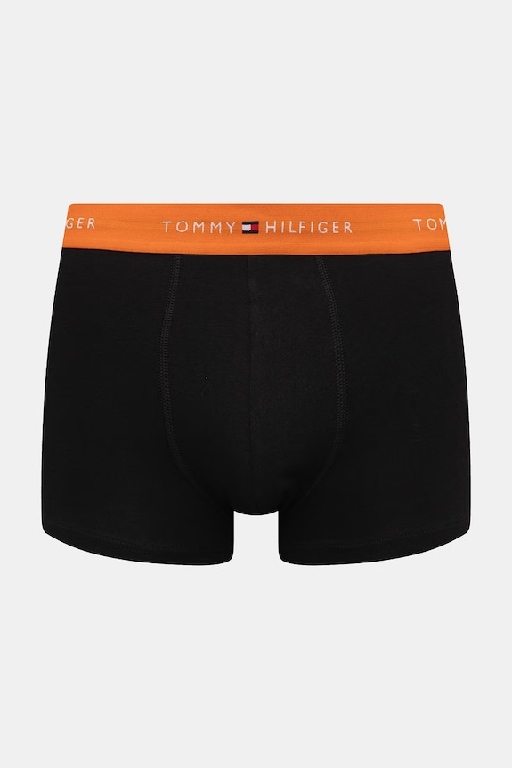 Tommy Hilfiger Boxeri bărbați din bumbac cu elastan pachet de 3 UM0UM03890 negru SS26