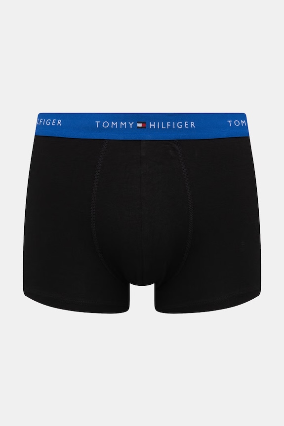 Îmbrăcăminte Tommy Hilfiger Boxeri bărbați din bumbac cu elastan pachet de 3 UM0UM03890 negru
