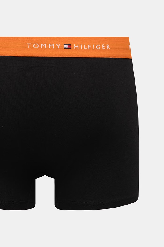 Tommy Hilfiger Boxeri bărbați din bumbac cu elastan pachet de 3 UM0UM03890 negru