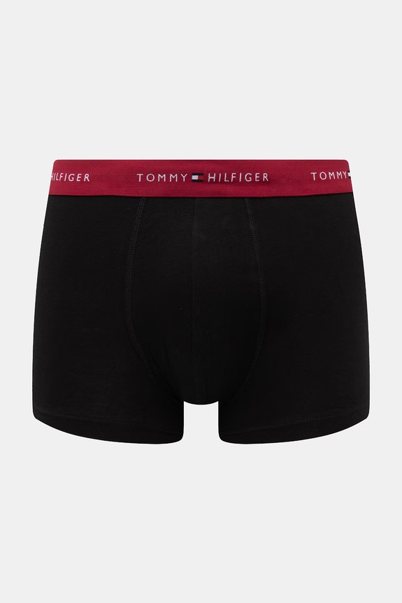 Oblečenie Tommy Hilfiger boxerky pánske bavlnené s elastanom 3-pak UM0UM03890 čierna