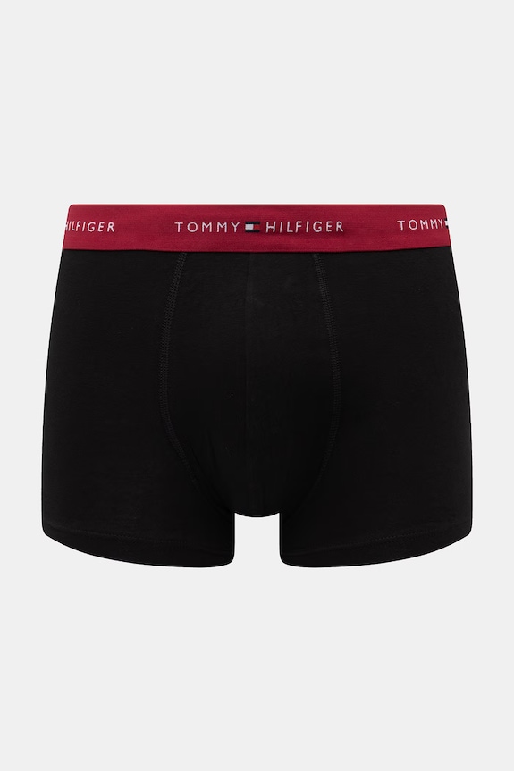 Oblečenie Tommy Hilfiger boxerky pánske bavlnené s elastanom 3-pak UM0UM03890 čierna