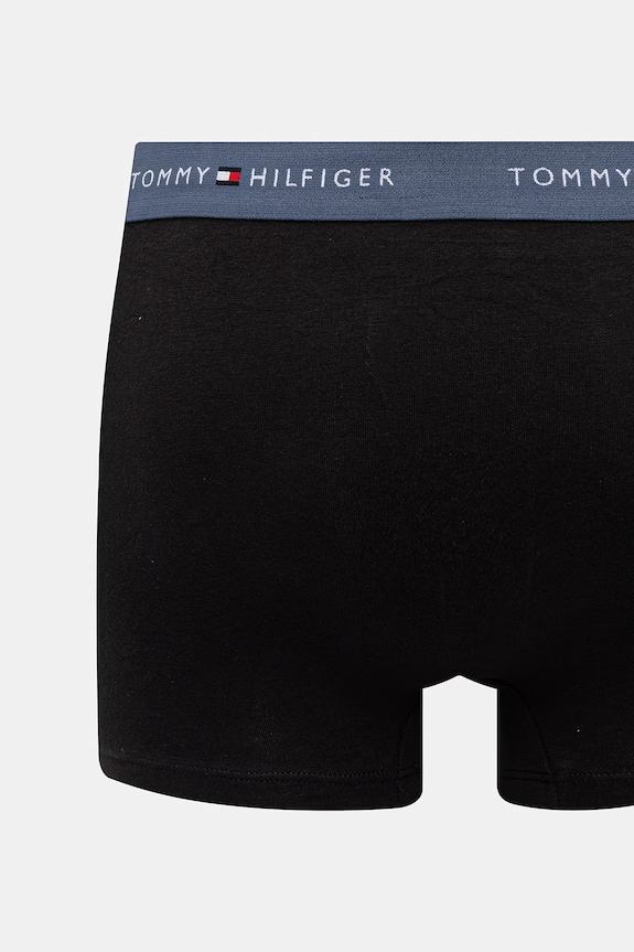 Tommy Hilfiger boxerky pánske bavlnené s elastanom 3-pak UM0UM03890 čierna
