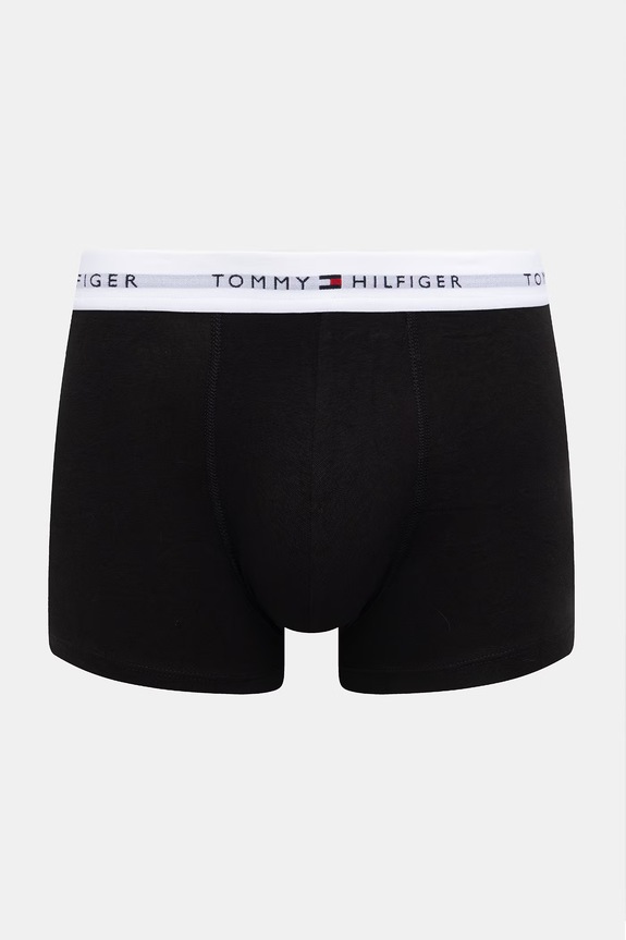 Tommy Hilfiger εφαρμοστά ανδρικά μποξεράκια από βαμβάκι με ελαστάν 7-pack UM0UM03895 μαύρο SS26