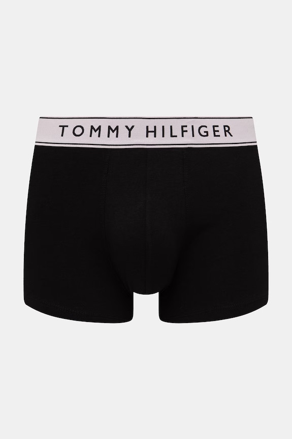 Tommy Hilfiger boxerky pánske s bavlnou 5-pak UM0UM03899 čierna SS26