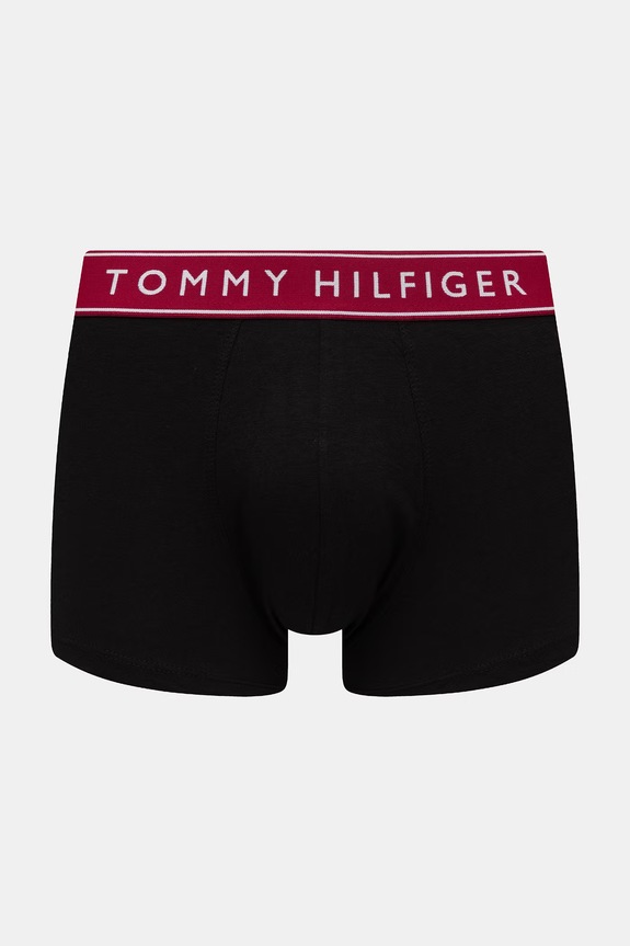 Tommy Hilfiger boxerky pánske s bavlnou 5-pak UM0UM03899 čierna