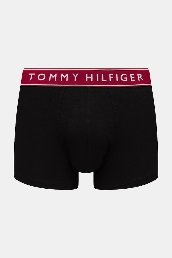 Tommy Hilfiger boxerky pánske s bavlnou 5-pak UM0UM03899 čierna