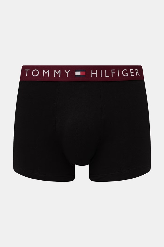 Tommy Hilfiger testhezálló boxeralsó férfi pamut elasztánnal 3-as csomag UM0UM03908 fekete SS26