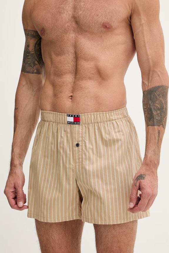 Tommy Hilfiger boxeri pentru bărbați, din bumbac UM0UM03904 bej SS26