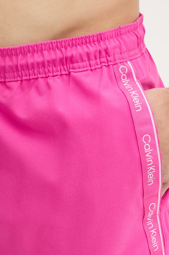 Calvin Klein pantaloni scurți de baie bărbați roz LV00N61002