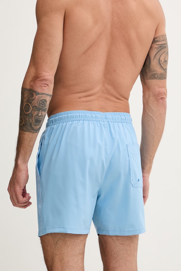 Oblečenie Calvin Klein plavecké šortky pánske LV00N61002 modrá