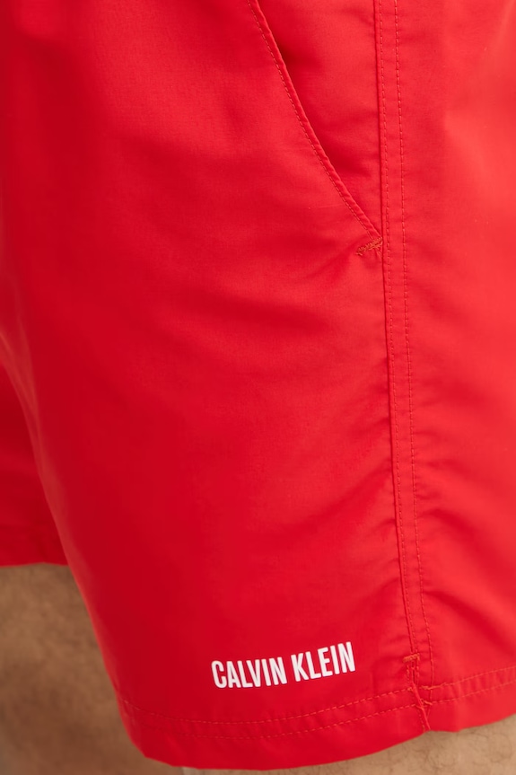 Calvin Klein pantaloni scurți de baie bărbați rosu LV00N61015