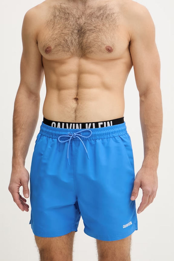 Calvin Klein plavecké šortky pánske LV00N61015 modrá SS26