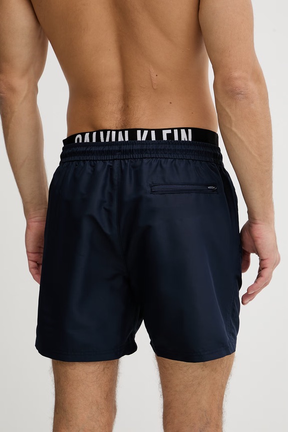 Îmbrăcăminte Calvin Klein pantaloni scurți de baie bărbați LV00N61015 bleumarin
