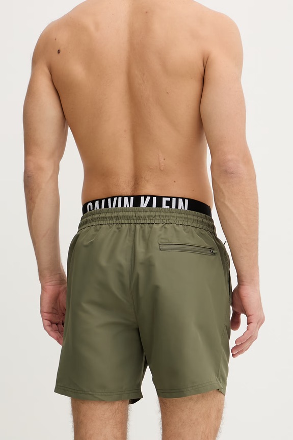 Oblečenie Calvin Klein plavecké šortky pánske LV00N61015 zelená